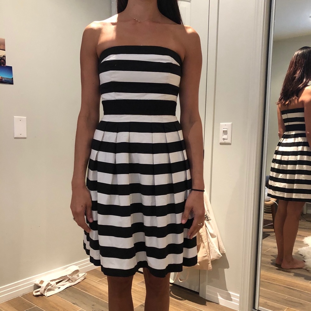 Formal striped dress